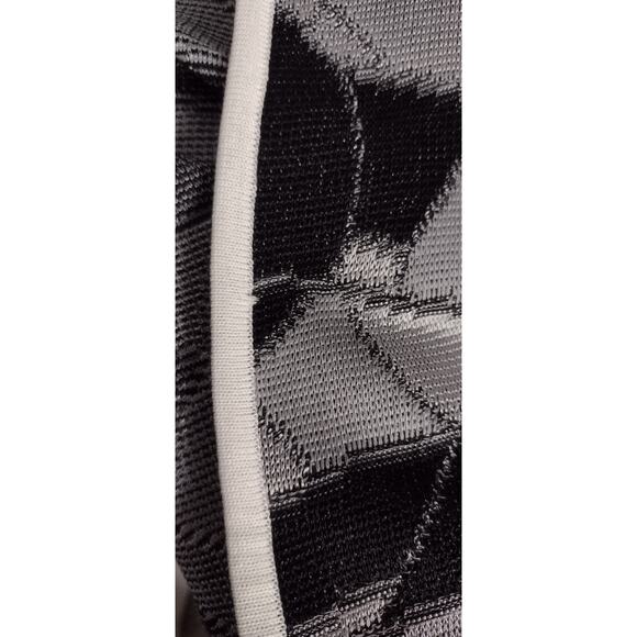 Misook knit cardigan sweater top 1X modern abstract print plus size - Picture 15 of 16